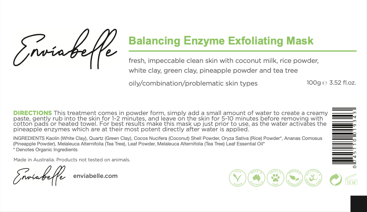 Balancing Enzyme Exfoliating Mask - Enviabelle