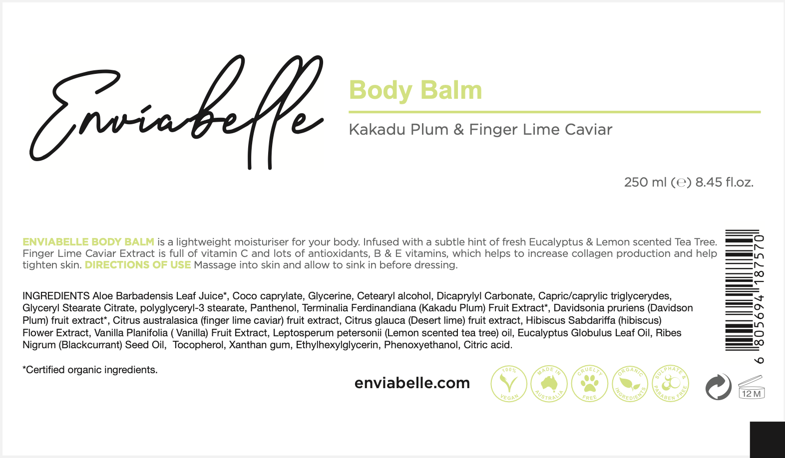 Body Balm - Enviabelle