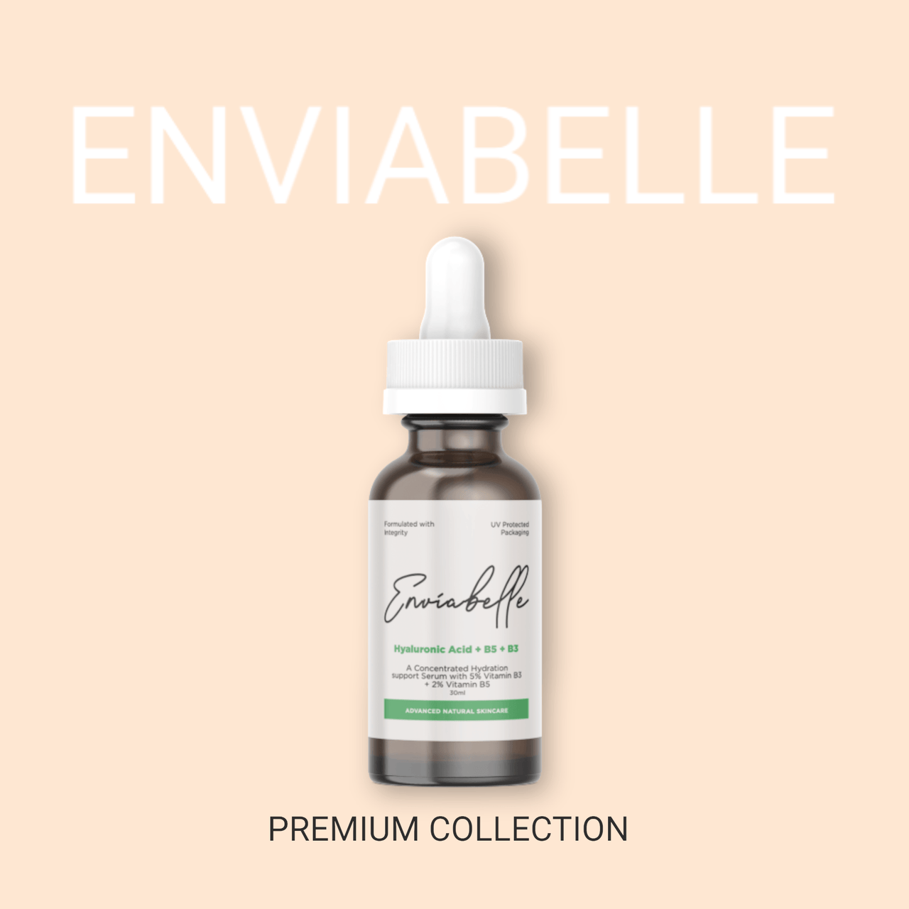 Hyaluronic Acid + B5 + B3 Serum - Enviabelle