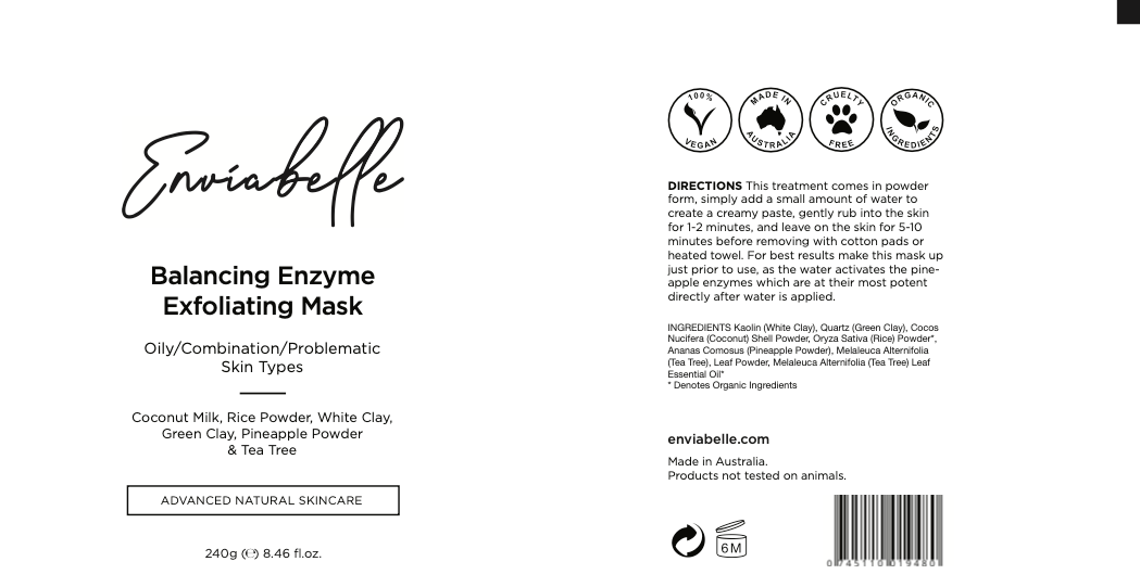 Professional Balancing Enzyme Exfoliating Mask - Enviabelle