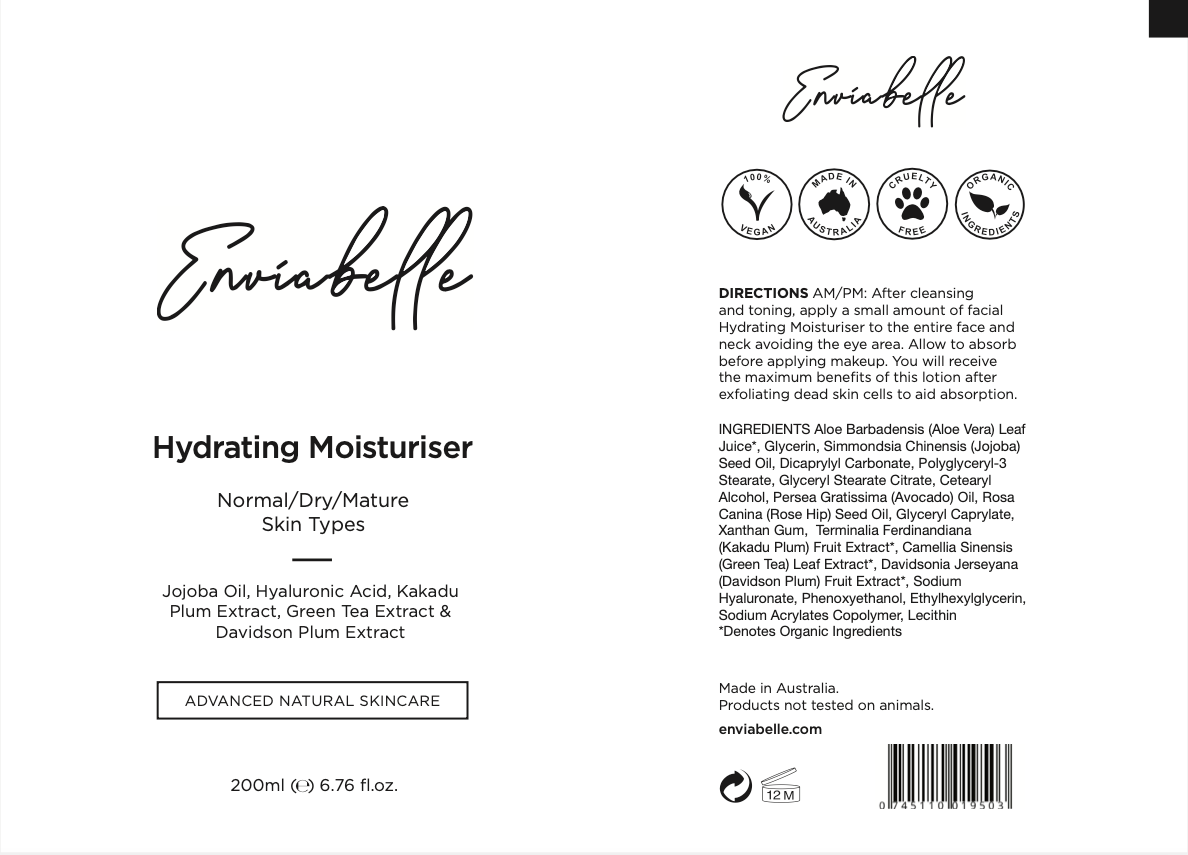 Professional Hydrating Moisturiser - Enviabelle