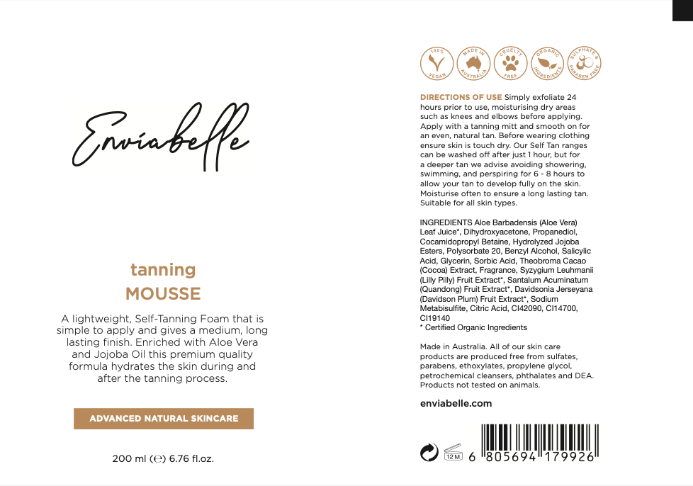 Tanning Mousse - Enviabelle